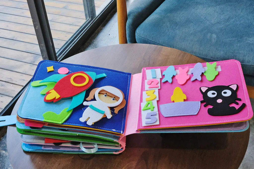 Montessori Felt Book – Interactive Learning Adventure for Curious Little Minds