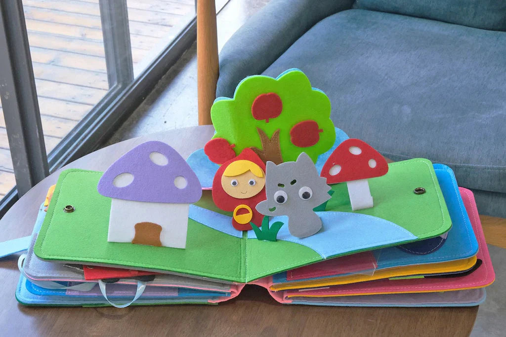 Montessori Felt Book – Interactive Learning Adventure for Curious Little Minds