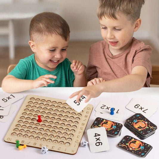 Montessori Maths Learning Game – Interactive Wooden Number Toy for Kids