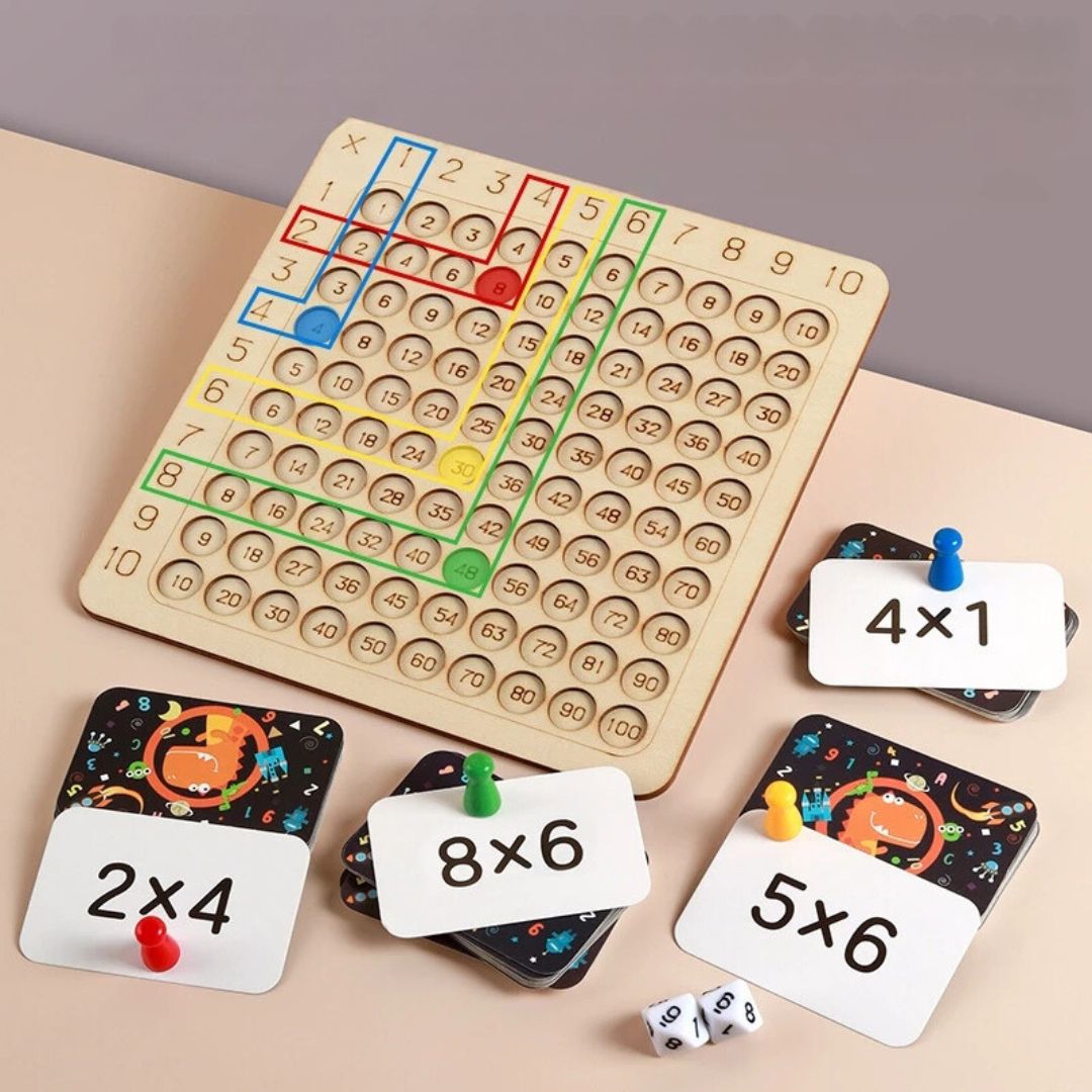 Montessori Maths Learning Game – Interactive Wooden Number Toy for Kids