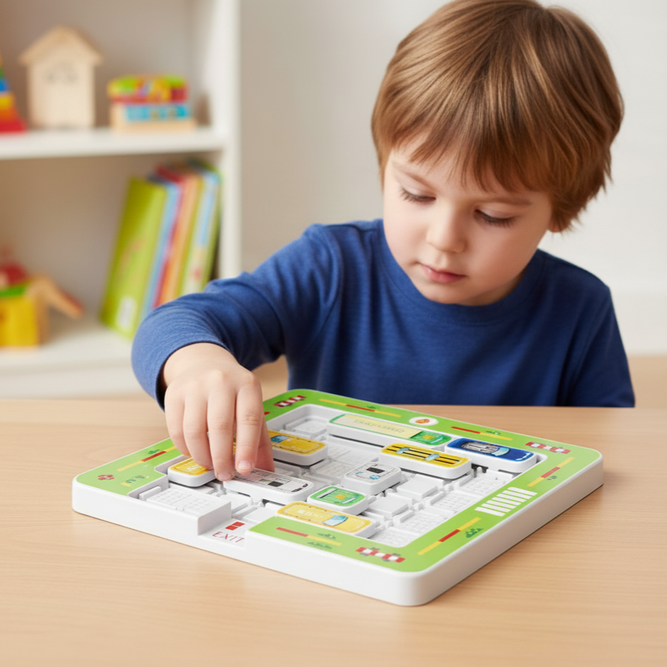 Car Parking Puzzle Game – Brain Training Logic & Concentration Montessori Toy