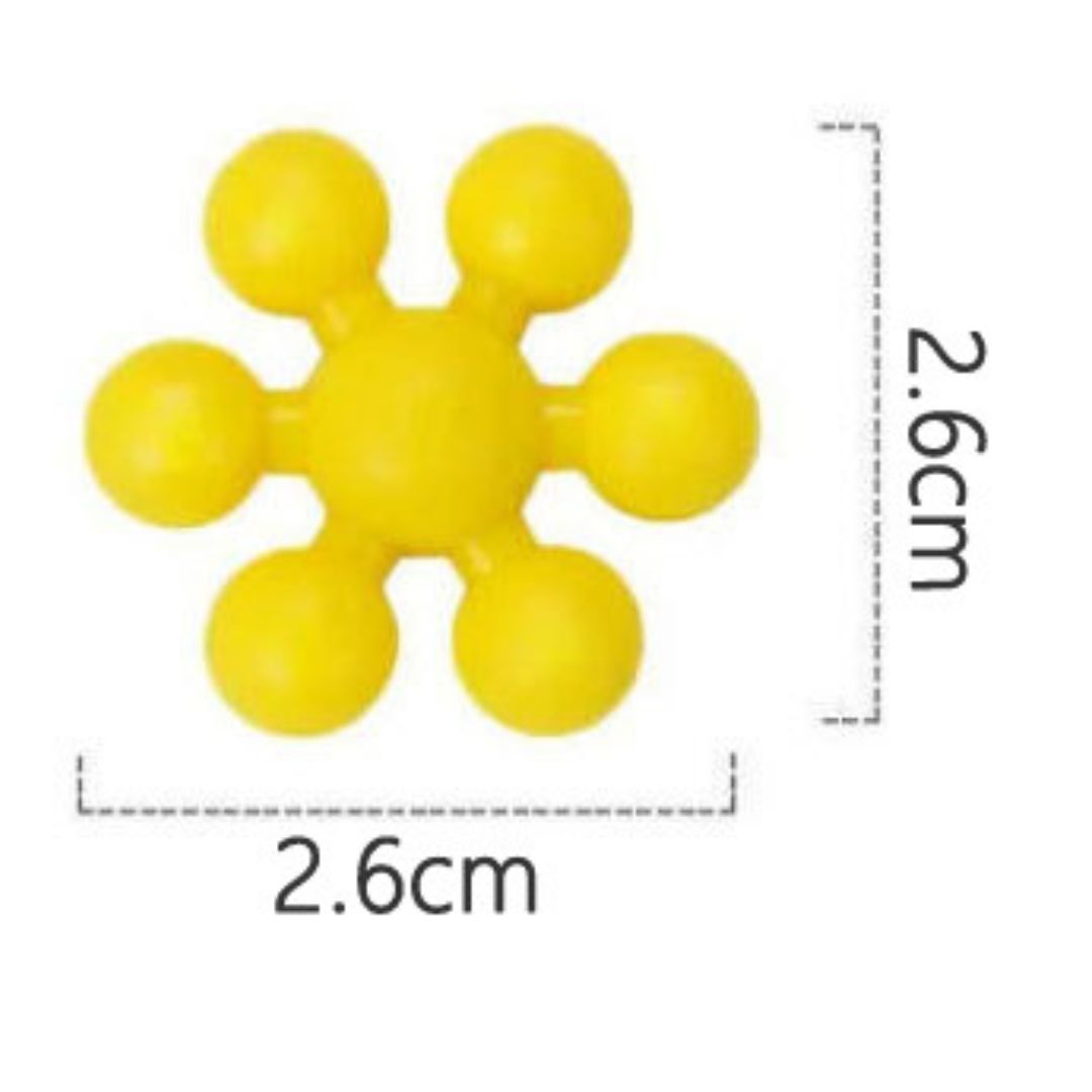 Montessori Snowflake Building Blocks Set – Creative STEM Construction & Learning Toy For Kids