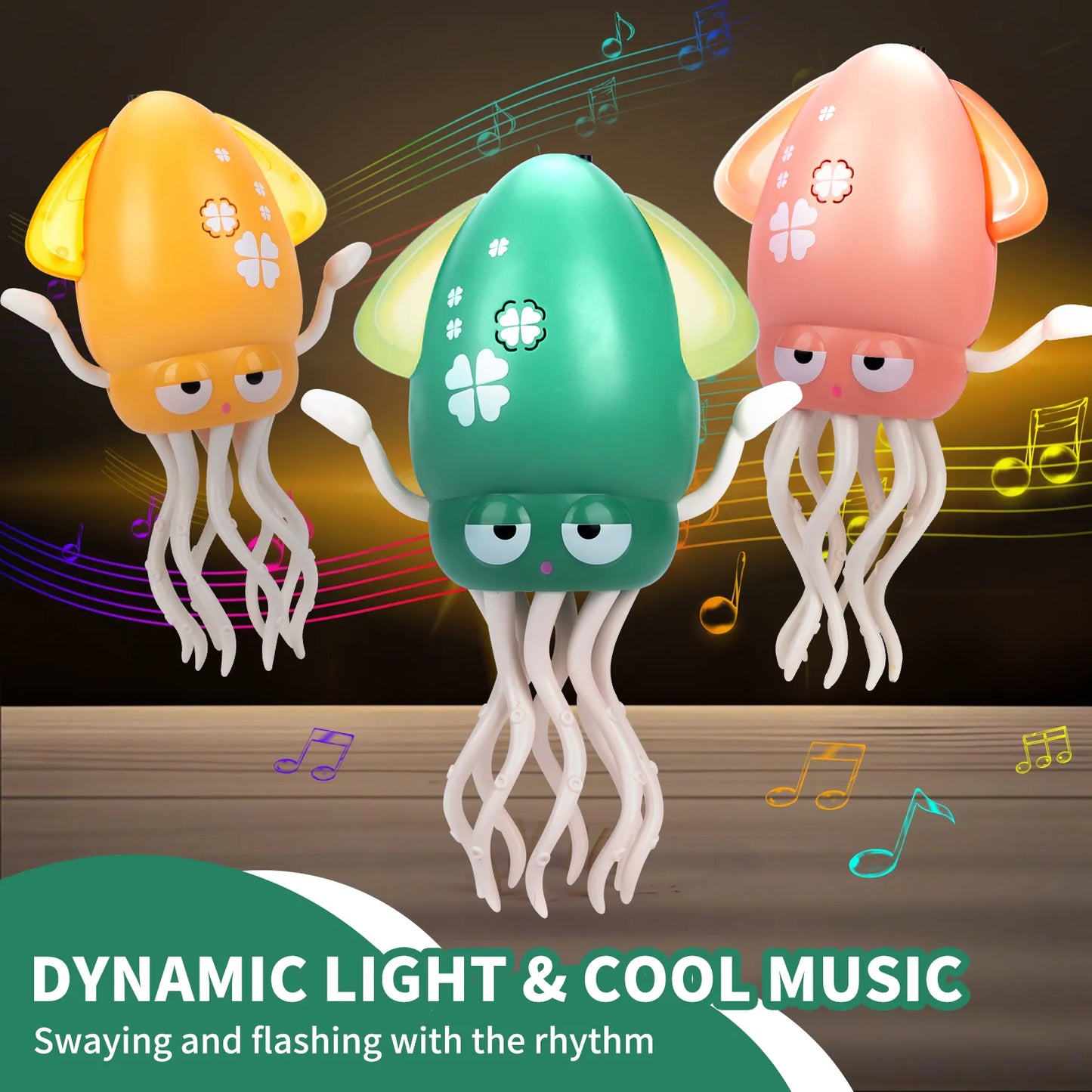 Dancing Octopus Kids Toy – Interactive Light & Music Crawling Fun