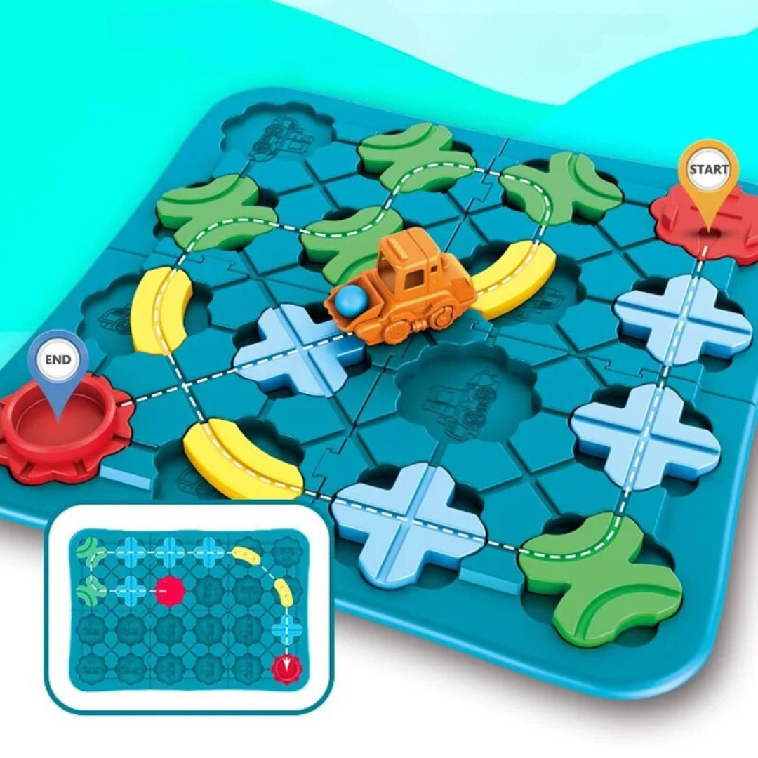 Montessori Street Puzzle – Strength, Brainpower & Teamwork in One Game