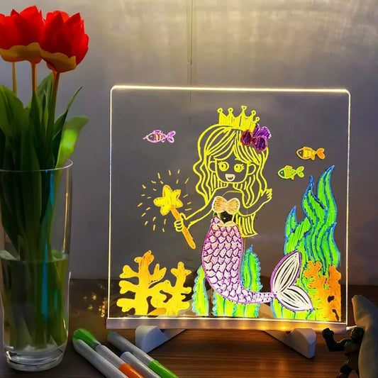 LED Glow Drawing Board – Light Up Creativity & Endless Artistic Fun