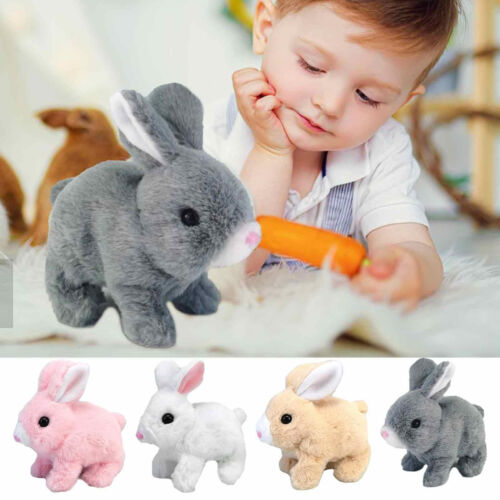 Hopping Plush Bunny – Interactive Soft Toy for Play & Cuddles