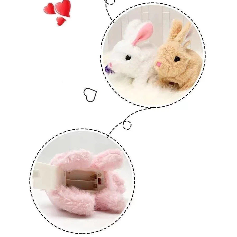 Hopping Plush Bunny – Interactive Soft Toy for Play & Cuddles