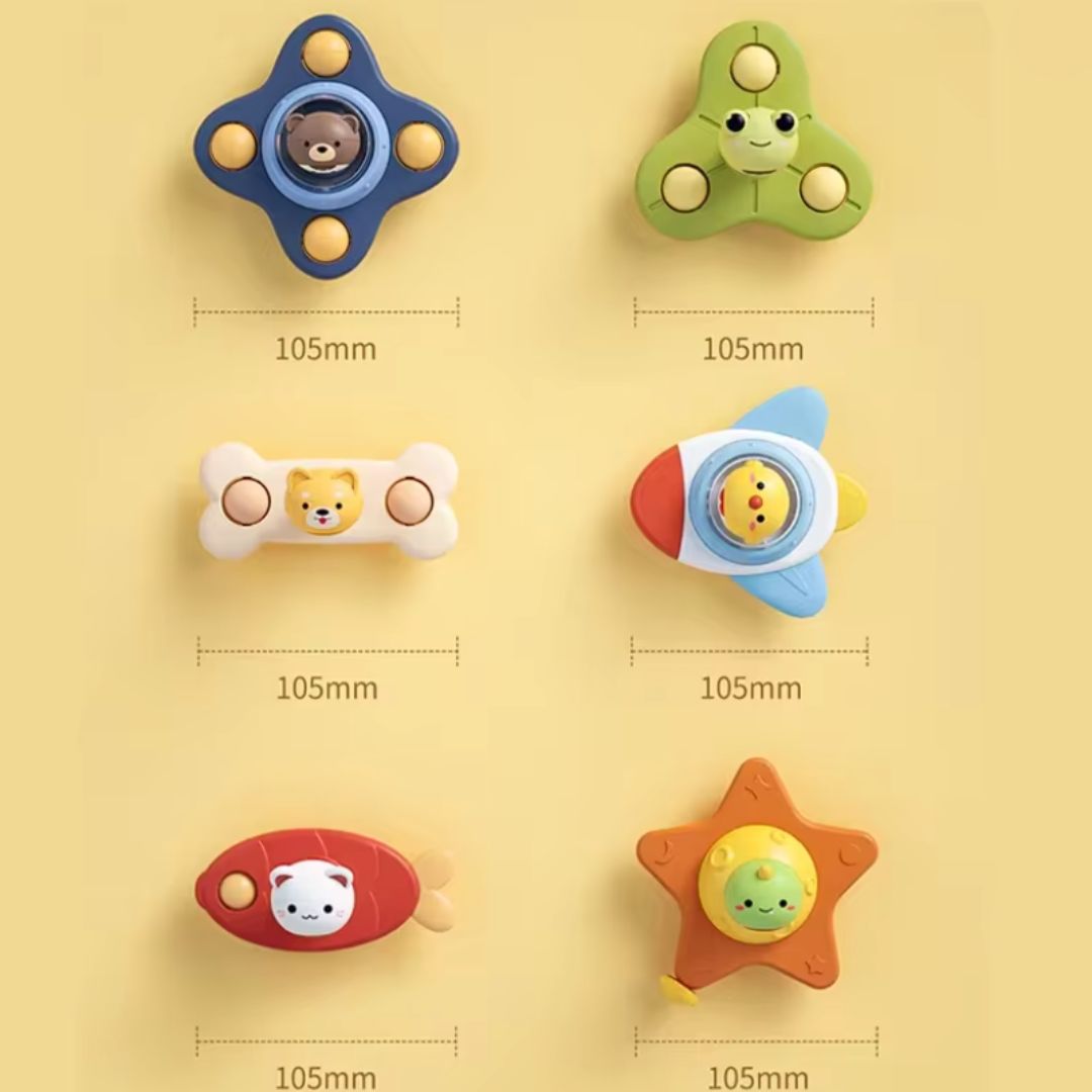 Montessori Suction Cup Spinner – Rotating Sensory Learning Toy for Kids