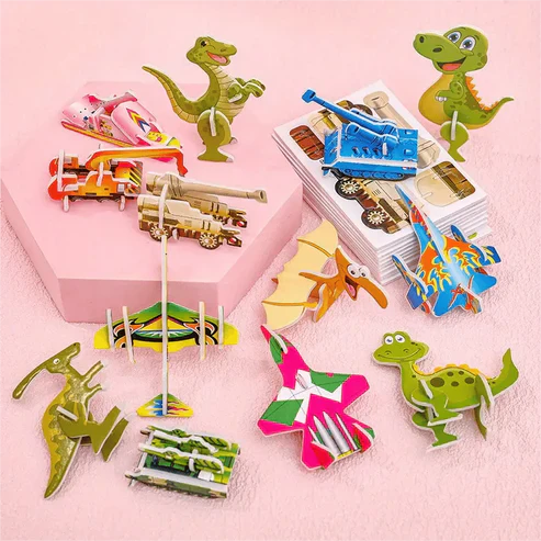 Learn Through Play – The 3D Cartoon Puzzle Set for Kids!