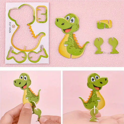Learn Through Play – The 3D Cartoon Puzzle Set for Kids!