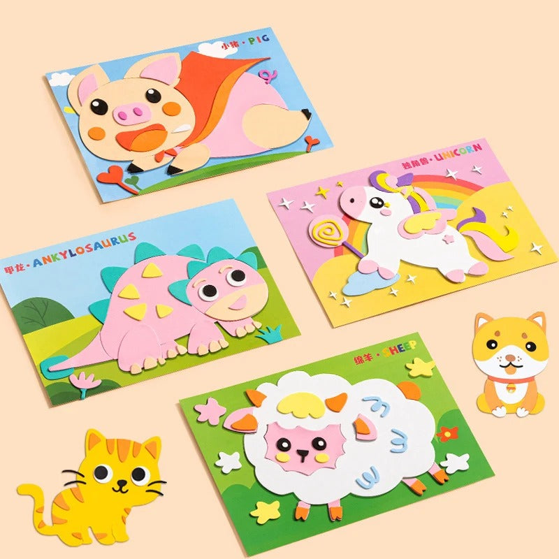Creative Sticker Craft Set – Fun DIY Art Kit for Kids