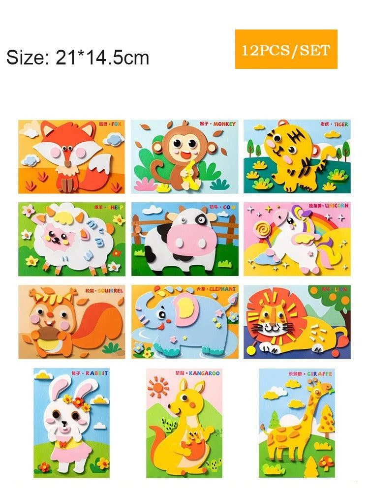 Creative Sticker Craft Set – Fun DIY Art Kit for Kids