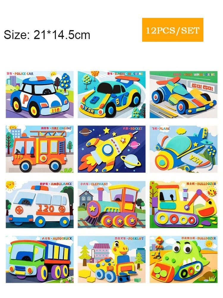 Creative Sticker Craft Set – Fun DIY Art Kit for Kids