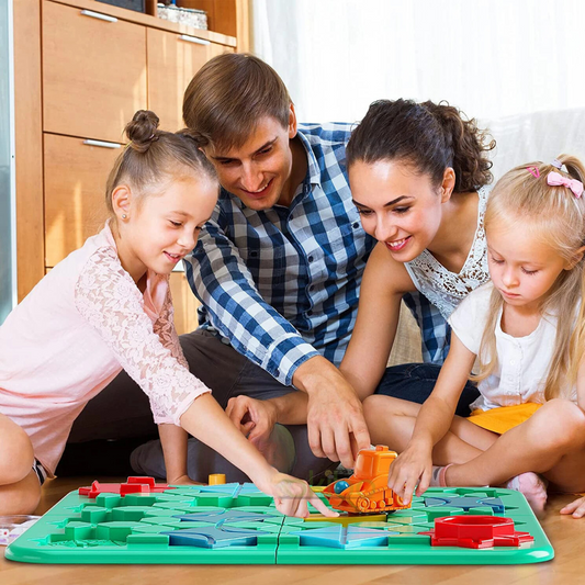 Montessori Street Puzzle – Strength, Brainpower & Teamwork in One Game