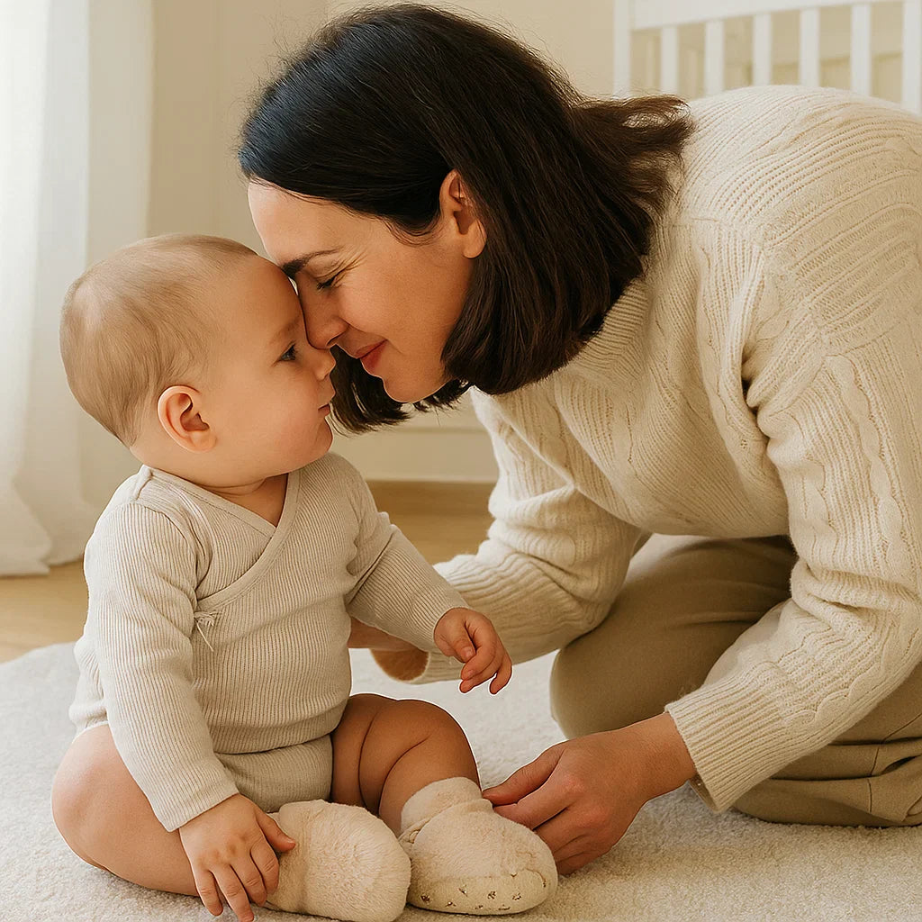 Fluffy Baby Sock Shoes – Warm, Soft & Non-Slip Comfort
