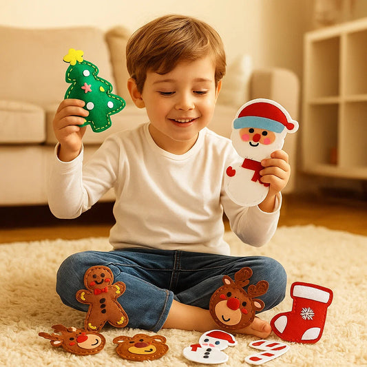 Safe Felt Christmas Sewing Kit – DIY Holiday Craft for Kids & Family