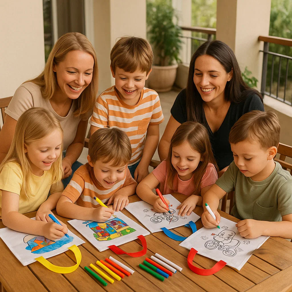Creativity Anywhere – Kids Arts & Crafts Carry Bag Set