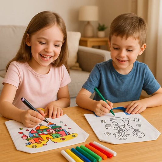 Creativity Anywhere – Kids Arts & Crafts Carry Bag Set