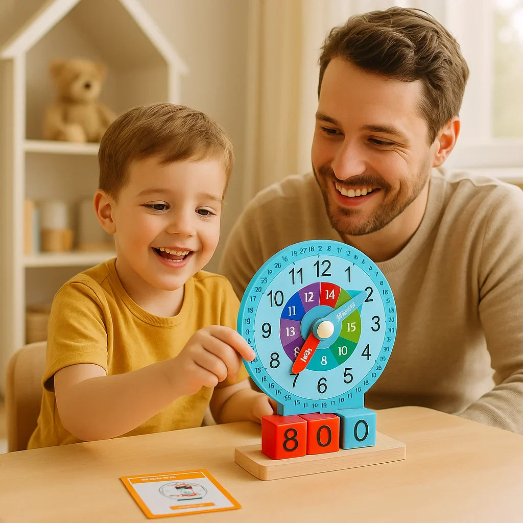 Learn Time the Montessori Way – Kids Clock Learning Toy