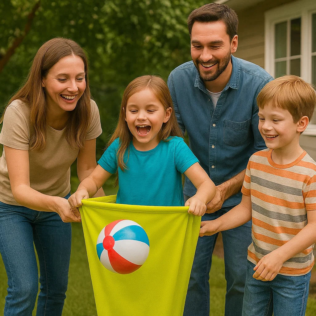 Laugh, Catch & Play Together – Clown Pants Catch Ball Family Game