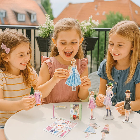 Create, Style & Design Like a Little Fashion Designer – Magnetic Fashion Play Set for Kids