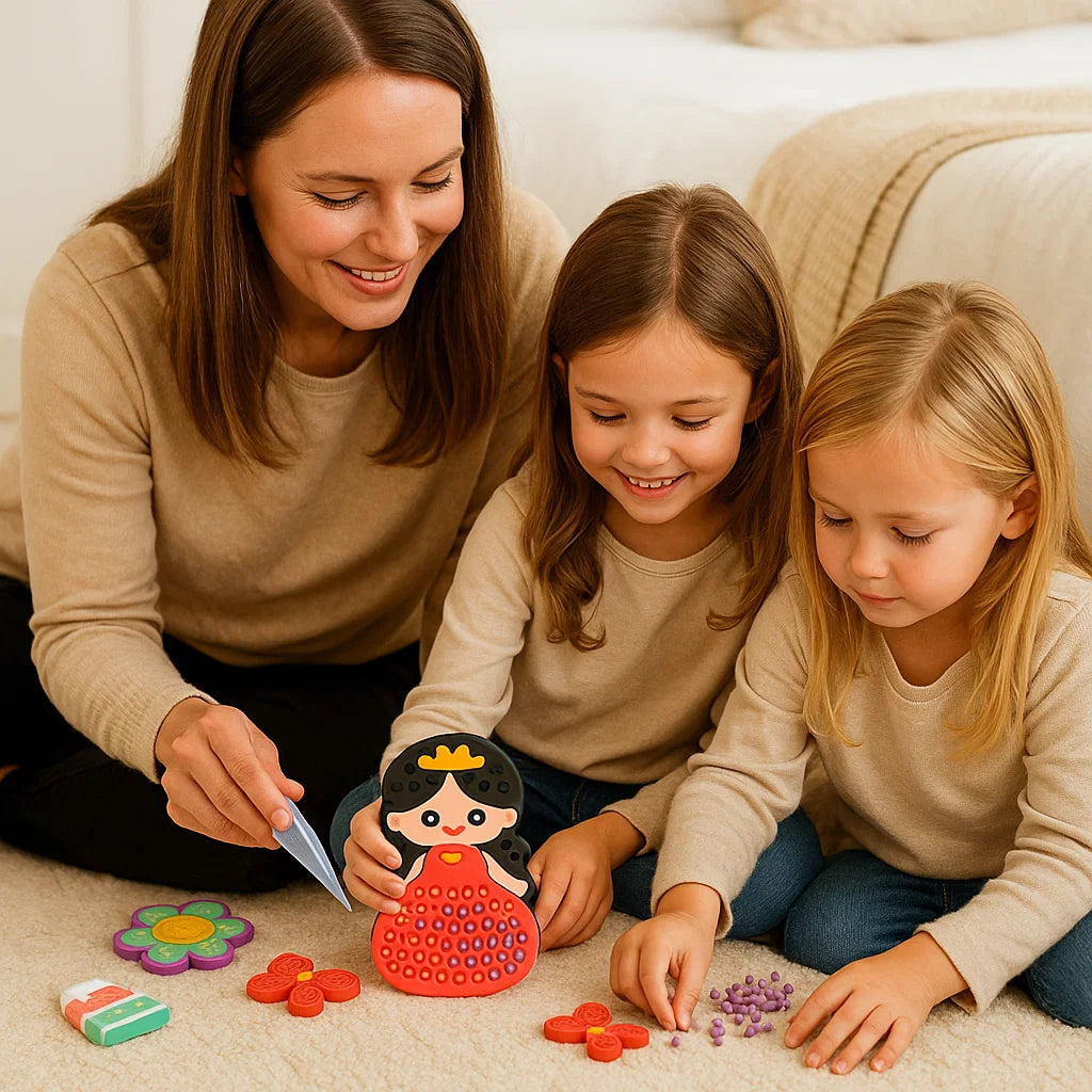 Magical Sparkle Art – Creative Bead Painting DIY Set for Kids