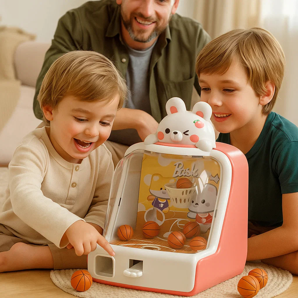 Arcade Fun Anytime – Mini Basketball Shooting Game Machine