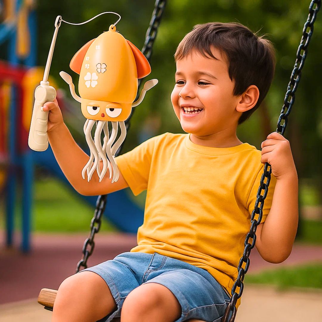 Dancing Octopus Kids Toy – Interactive Light & Music Crawling Fun